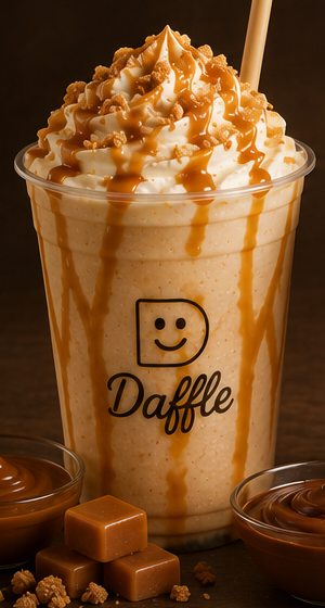 Milkshake Daffle de manjar