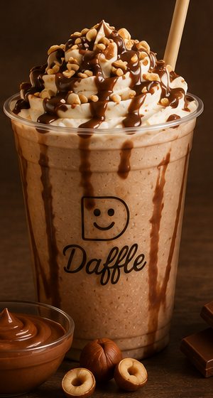 Milkshake Daffle de Nutella
